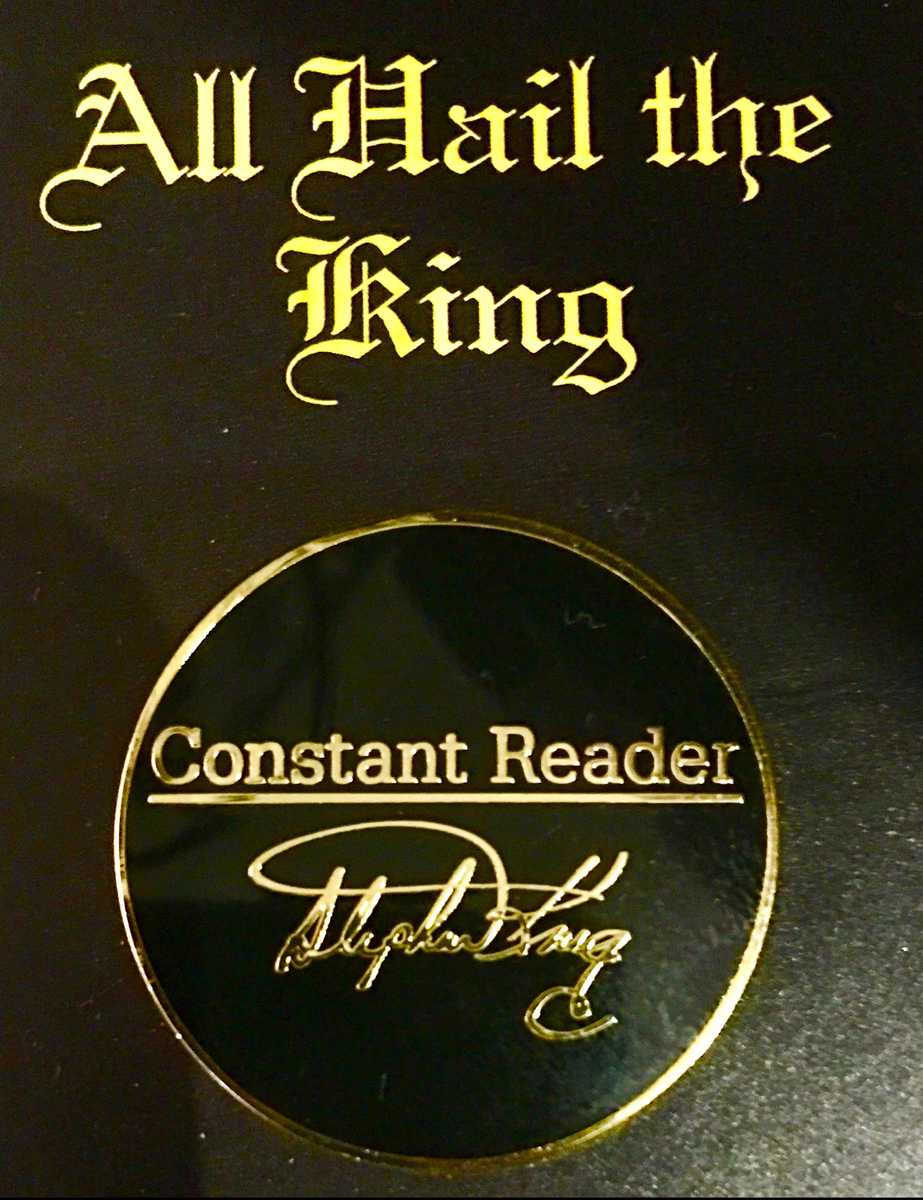 Constant Reader pin